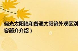 偏光太阳镜和普通太阳镜外观区别（偏光太阳镜和普通太阳镜的区别相关内容简介介绍）