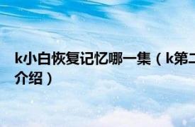 k小白恢复记忆哪一集（k第二季小白第几话飞回来相关内容简介介绍）