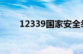 12339国家安全举报平台（12339）