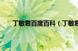 丁敏君百度百科（丁敏君的结局相关内容简介介绍）