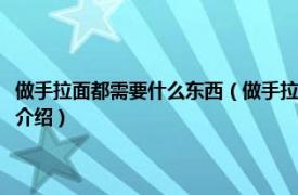 做手拉面都需要什么东西（做手拉面和面时里面都需要加什么相关内容简介介绍）