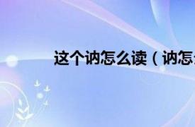 这个讷怎么读（讷怎么读相关内容简介介绍）