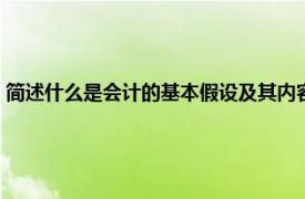 简述什么是会计的基本假设及其内容（什么是会计假设相关内容简介介绍）