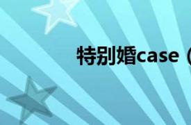 特别婚case（特别婚case3）