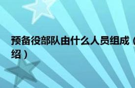 预备役部队由什么人员组成（什么是预备役部队相关内容简介介绍）