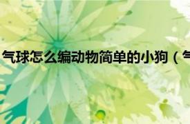 气球怎么编动物简单的小狗（气球小狗怎么编相关内容简介介绍）