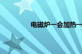 电磁炉一会加热一会不加热就停显示E6