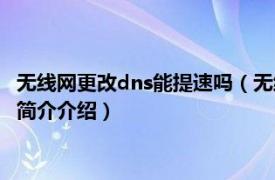 无线网更改dns能提速吗（无线网dns怎么设置可以提速相关内容简介介绍）