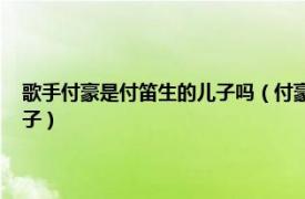 歌手付豪是付笛生的儿子吗（付豪 中国内地流行乐男歌手付笛声与任静之子）