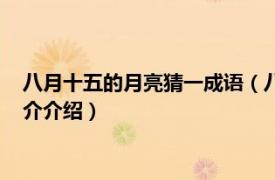 八月十五的月亮猜一成语（八月十五的月亮打一成语相关内容简介介绍）