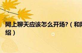 网上聊天应该怎么开场?（和网友聊天怎么开场白相关内容简介介绍）