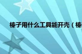 榛子用什么工具能开壳（榛子怎么开壳相关内容简介介绍）