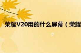 荣耀V20用的什么屏幕（荣耀v20什么屏幕相关内容简介介绍）