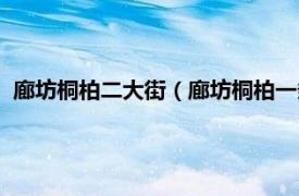 廊坊桐柏二大街（廊坊桐柏一条街具体在哪相关内容简介介绍）