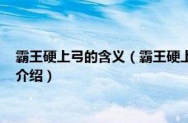 霸王硬上弓的含义（霸王硬上弓什么意思现代翻译相关内容简介介绍）