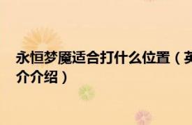 永恒梦魇适合打什么位置（英雄联盟永恒梦魇怎么玩相关内容简介介绍）