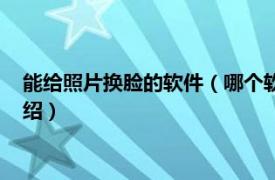 能给照片换脸的软件（哪个软件可以把照片换脸相关内容简介介绍）