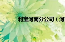 利宝河南分公司（河南宝利通科技有限公司）