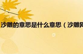 沙雕的意思是什么意思（沙雕网友是什么意思相关内容简介介绍）