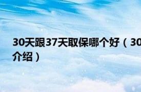 30天跟37天取保哪个好（30天和37天取保的区别相关内容简介介绍）