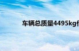 车辆总质量4495kg什么意思（kg什么意思）