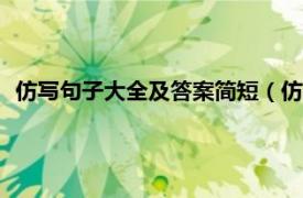 仿写句子大全及答案简短（仿写句子100例相关内容简介介绍）