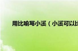 用比喻写小溪（小溪可以比喻成什么相关内容简介介绍）