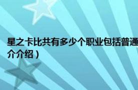 星之卡比共有多少个职业包括普通（星之卡比一共有多少种职业相关内容简介介绍）