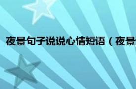 夜景句子说说心情短语（夜景说说心情短语相关内容简介介绍）