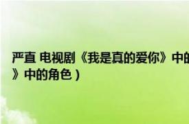 严直 电视剧《我是真的爱你》中的角色是谁（严直 电视剧《我是真的爱你》中的角色）