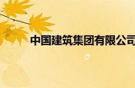 中国建筑集团有限公司和中国建筑股份有限公司