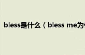 bless是什么（bless me为什么不能说相关内容简介介绍）