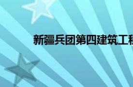 新疆兵团第四建筑工程 集团有限责任公司官网