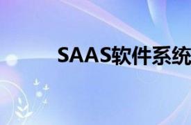 SAAS软件系统（saas管理软件）