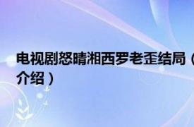 电视剧怒晴湘西罗老歪结局（怒晴湘西罗老歪结局相关内容简介介绍）