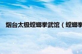 烟台太极螳螂拳武馆（螳螂拳 山东省烟台市莱阳市传统体育）