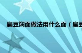 扁豆焖面做法用什么面（扁豆焖面怎么做相关内容简介介绍）