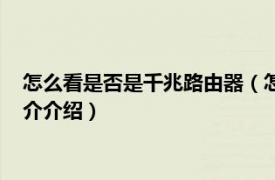 怎么看是否是千兆路由器（怎么看路由器是不是千兆相关内容简介介绍）