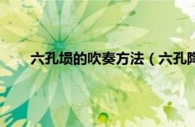 六孔埙的吹奏方法（六孔陶埙怎么吹相关内容简介介绍）