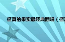 盛夏的果实最经典翻唱（盛夏的果实 半吨兄弟演唱的歌曲）