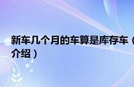 新车几个月的车算是库存车（新车几个月算库存车相关内容简介介绍）