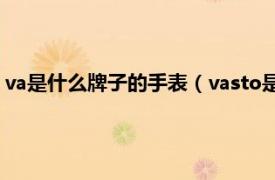 va是什么牌子的手表（vasto是什么牌子手表相关内容简介介绍）