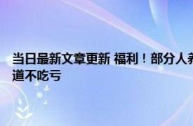 当日最新文章更新 福利！部分人养老金即将迎来重新核算 这几个问题早知道不吃亏