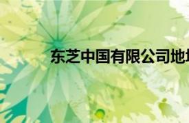 东芝中国有限公司地址（东芝 中国有限公司）