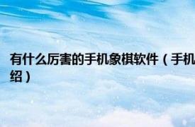 有什么厉害的手机象棋软件（手机象棋软件最厉害的是哪个相关内容简介介绍）