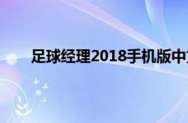 足球经理2018手机版中文破解版（足球经理2018）