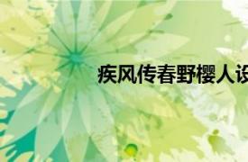 疾风传春野樱人设图（春野樱疾风传）