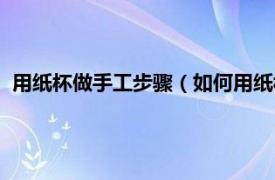 用纸杯做手工步骤（如何用纸杯做手工简单相关内容简介介绍）