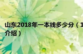 山东2018年一本线多少分（18年山东一本线多少分相关内容简介介绍）