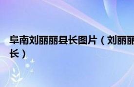 阜南刘丽丽县长图片（刘丽丽 安徽省阜阳市阜南县人民政府副县长）